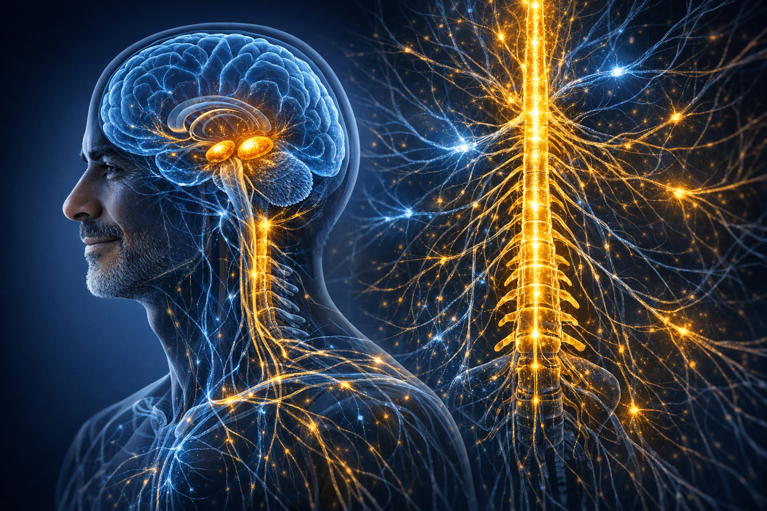 Illustration neurologique — Le réflexe érectile — neurosciences